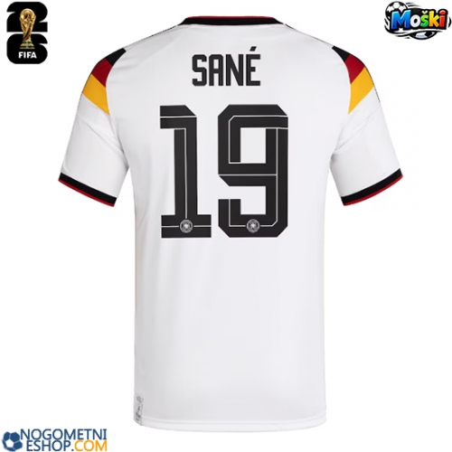Moški Nogometni dresi Nemčija Leroy Sane #19 Domači SP 2026 Kratek Rokav